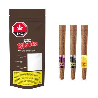 Back of the Woodz Bluntz Infused Multipack (Sticky Greens) Pre-Roll