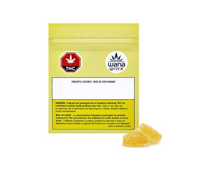 Pineapple Coconut Quick Acting Gummies OB (Wana)