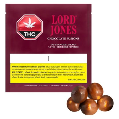 Salted Caramel Crunch 1:1 Chocolate - 5 x 2mg (Lord Jones)