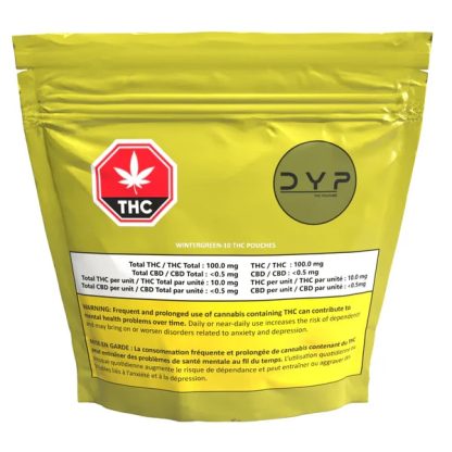 Wintergreen 10 THC Pouches - 10 x 10mg THC (DYP)