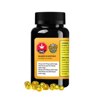 Glacial Gold Balanced 10:10 Softgels - 50 x 10mg (Glacial Gold)