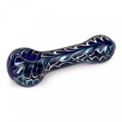 Paisley Pipe - Blue White and Teal