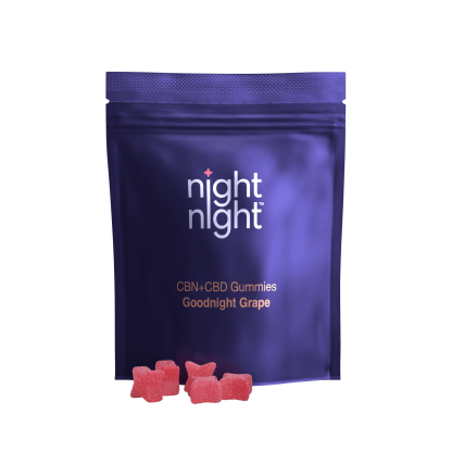 CBN + CBD Goodnight Grape Gummies - 20 x 5mg CBN (NightNight)