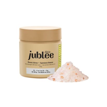 Sweet Citrus Extra Strength CBD Bath Salts - 250g (Jublee Skin)