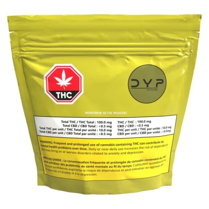 Honeydew 10 THC Pouches - 10 x 10mg THC (DYP)